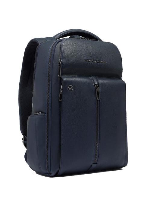 HEDLEY Mochila de cuero para port&aacute;til de 14" azul - Mochilas para port&aacute;til