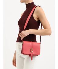 COCCINELLE COSIMA Bolso bandolera de piel martillada arándanos - Bolsos Mujer - 4