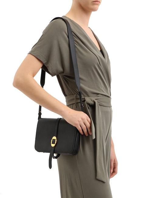 COSIMA Bolso bandolera de piel martillada pimenton - Bolsos Mujer