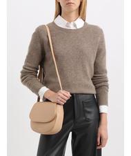 COCCINELLE CHERRY Bolso bandolera mini de piel tostado - Bolsos Mujer - 4