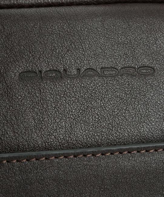 CAMPIONARIO - BLACK SQUARE Trolley piloto para port&aacute;til de 15,6", en piel pelo oscuro - Malet&iacute;n de Piloto - &iexcl;Compra en l&iacute;nea!