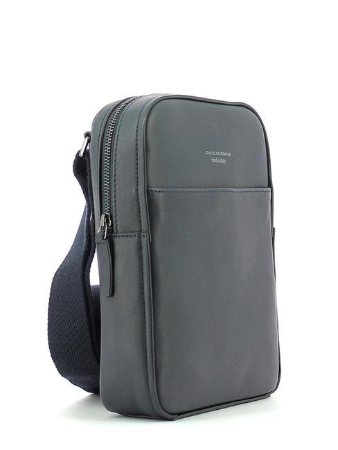 CAMPIONARIO - DAVID Bolso bandolera de piel para iPad azul - Bandoleras Hombre