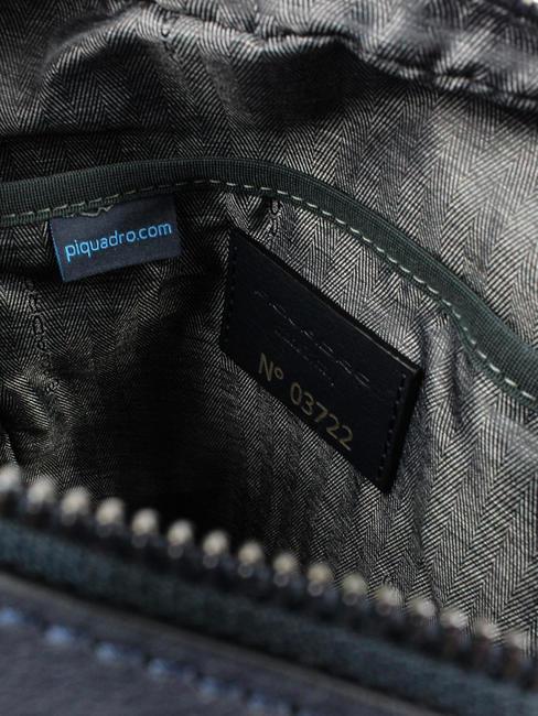 CAMPIONARIO - DAVID Bolso bandolera de piel para iPad azul - Bandoleras Hombre