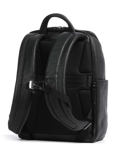 BLACK SQUARE Mochila de piel para port&aacute;til de 14" negro - Mochilas para port&aacute;til