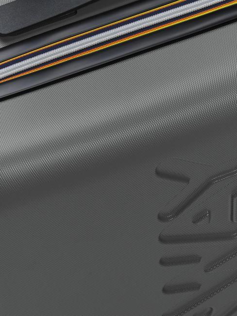 MAXILOGO Carro para equipaje de mano gris metalizado - Equipaje de mano