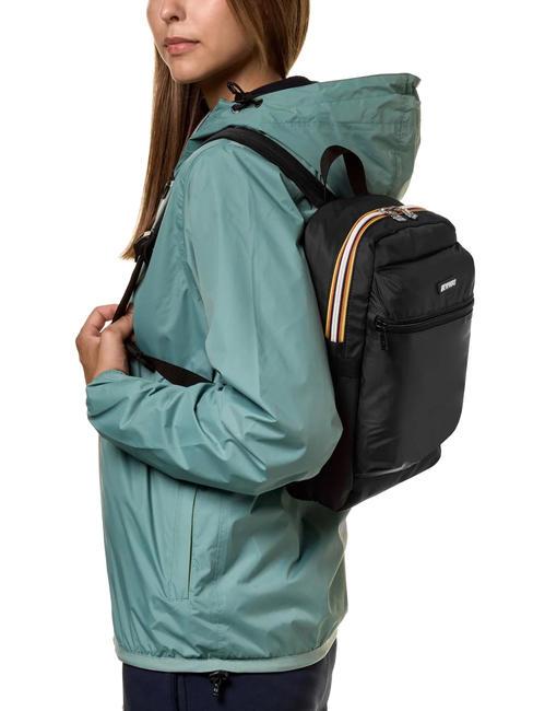 LAON Mochila pequeña de nailon negro también - Mochilas Escuela & Tiempo Libre