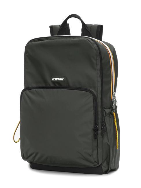 GIZY Mochila de nailon para portátil de 15" verde negruzco - Mochilas para portátil