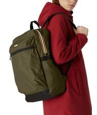 KWAY LAON Mochila de nailon verde negruzco - Mochilas Escuela & Tiempo Libre - 4