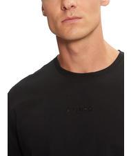 GUESS PIMA Camiseta de algod&oacute;n con logo bordado jetbla - camiseta - 4