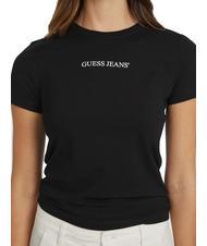 GUESS JEANS SLIM LOGO Camiseta el&aacute;stica slim fit jetbla - camiseta - 3