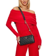 GUESS ECO ERICA Bolso bandolera pequeño bolsa de asas Vikky Large Roo Coalog - Bolsos Mujer - 4