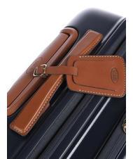 BRIC’S BELLAGIO Carro de cabina ampliable con PC y puerto USB Azul / Cuero - Equipaje de mano - 5
