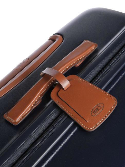 BELLAGIO Carro extensible grande Azul / Cuero - Trolley Rígidos