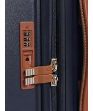 BRIC’S BELLAGIO Carro extensible grande Azul / Cuero - Trolley Rígidos - 5