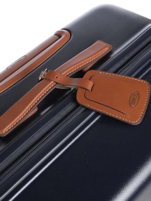 BELLAGIO Carro extensible mediano-grande Azul / Cuero - Trolley Rígidos