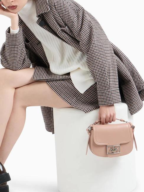 A|X BUCKLE Bolso mini redondo con bandolera ponche de leche - Bolsos Mujer