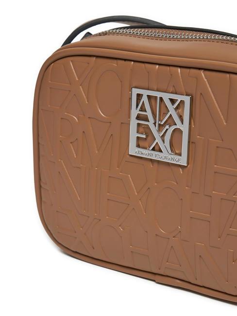 LOGO EMBOSSED Mini bolso de hombro pisco oscuro - Bolsos Mujer