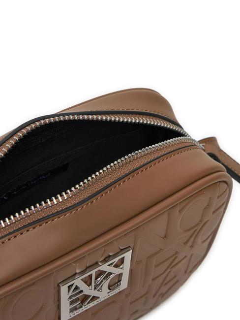 LOGO EMBOSSED Mini bolso de hombro pisco oscuro - Bolsos Mujer