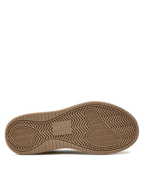TOMMY JEANS RETRO BASKET  Zapatillas altas papel prensa - Zapatos Mujer