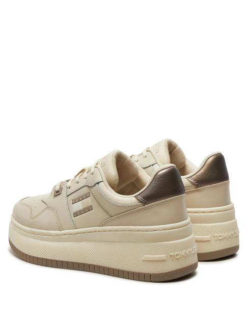 TOMMY JEANS RETRO BASKET  Zapatillas altas papel prensa - Zapatos Mujer