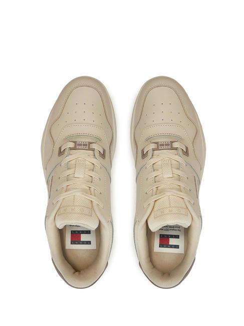 TOMMY JEANS RETRO BASKET  Zapatillas altas papel prensa - Zapatos Mujer