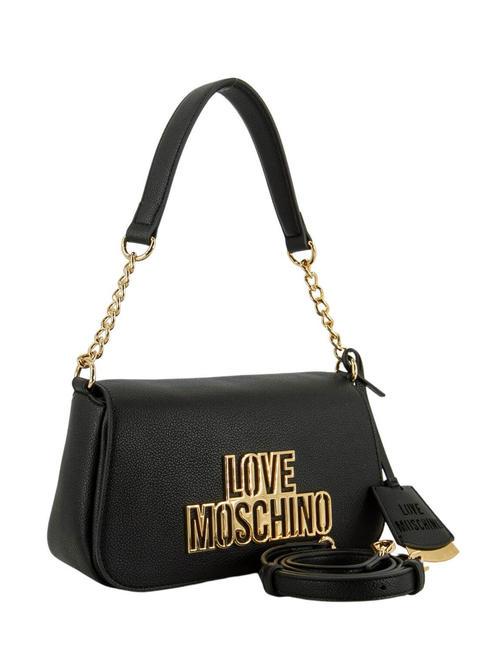 METALLIC LOGO Bolso bandolera con bandolera negro - Bolsos Mujer