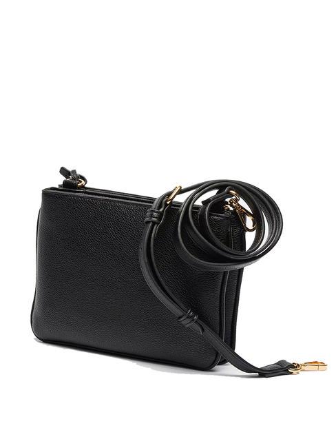 METALLIC LOGO Bolso de hombro negro - Bolsos Mujer