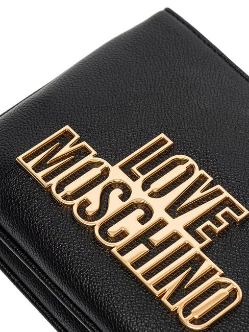 METALLIC LOGO Bolso de hombro negro - Bolsos Mujer