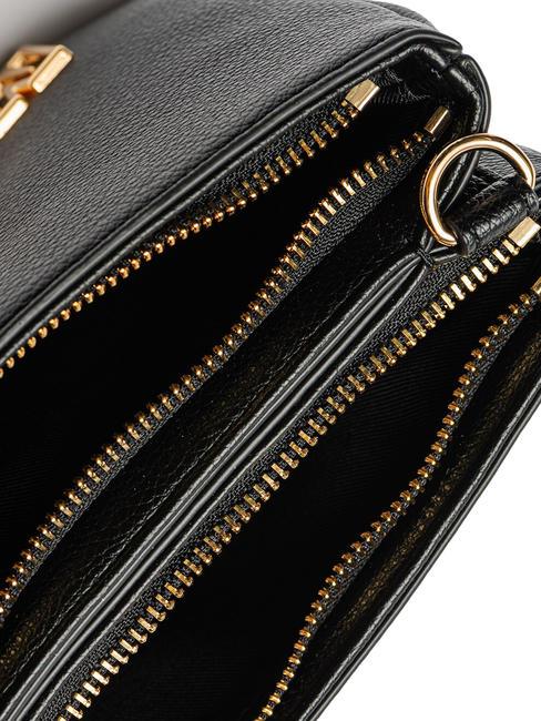 METALLIC LOGO Bolso de hombro negro - Bolsos Mujer