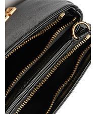 LOVE MOSCHINO METALLIC LOGO Bolso de hombro negro - Bolsos Mujer - 5