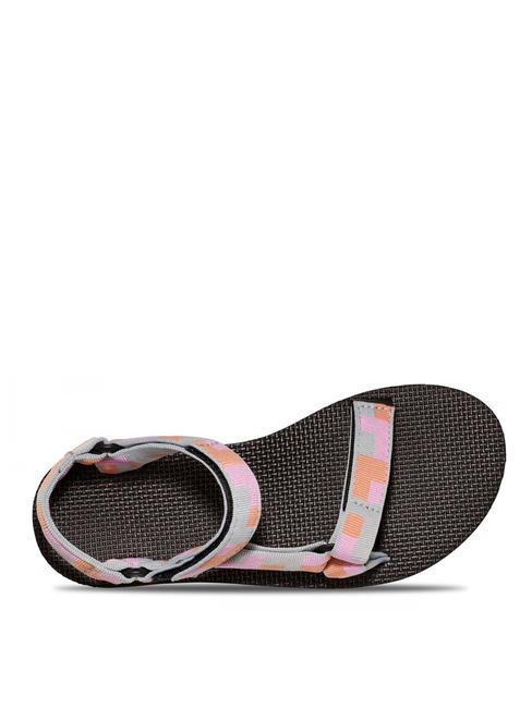 FLATFORM UNIVERSAL Sandalia formas retro azul perla - Zapatos Mujer