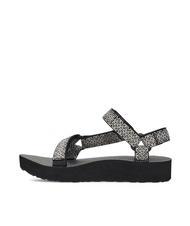 TEVA MIDFORM UNIVERSAL  Sandalia bohemio blanco/negro - Zapatos Mujer - 2
