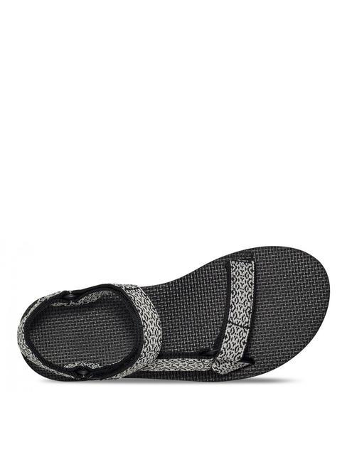 MIDFORM UNIVERSAL  Sandalia bohemio blanco/negro - Zapatos Mujer