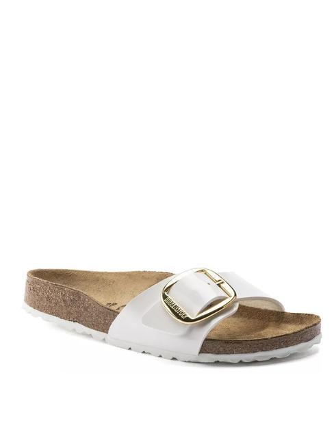 MADRID  Zapatillas blanco patente - Zapatos Mujer