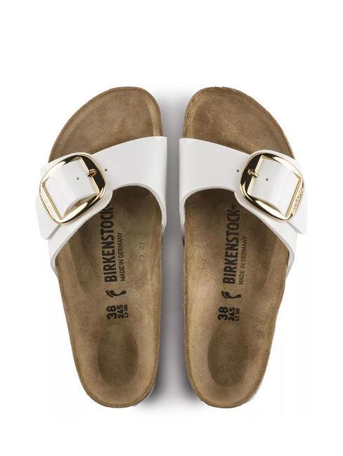 MADRID  Zapatillas blanco patente - Zapatos Mujer