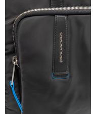 PIQUADRO RYAN Shopper para PC de 14", en tejido reciclado negro - Bolsos Mujer - 3