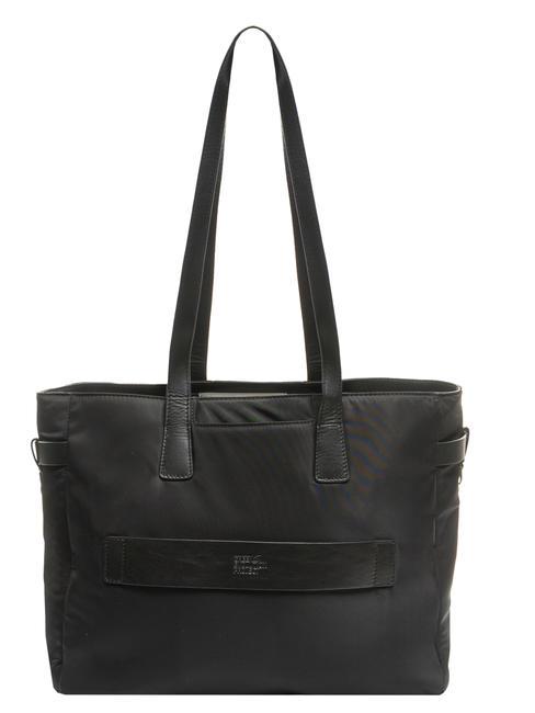 RYAN Shopper para PC de 14", en tejido reciclado negro - Bolsos Mujer