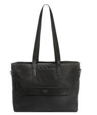 PIQUADRO RYAN Shopper para PC de 14", en tejido reciclado negro - Bolsos Mujer - 4