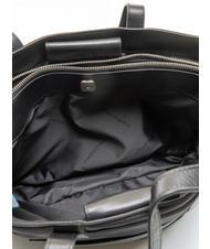 PIQUADRO RYAN Shopper para PC de 14", en tejido reciclado negro - Bolsos Mujer - 5