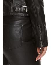 GUESS BIKER chaqueta de cuero negro azabache multi - Chaquetas de mujer - 3