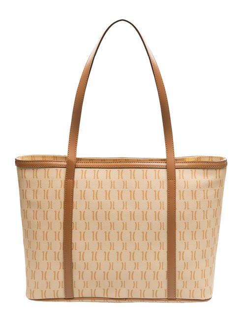MONOGRAM Bolso shopping con logo estampado crema - Bolsos Mujer