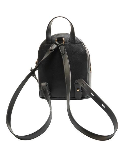DOMITILLA Mochila de cuero Oro negro - Bolsos Mujer