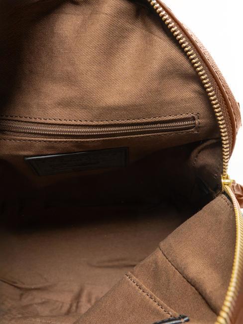 DOMITILLA Mochila de cuero BROWN - Bolsos Mujer