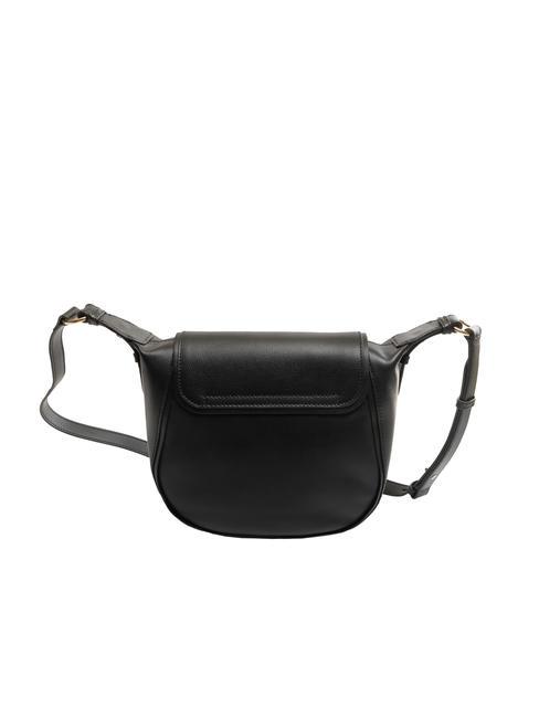DOMITILLA Bolso bandolera, en piel. Oro negro - Bolsos Mujer