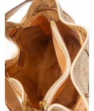 ALVIERO MARTINI PRIMA CLASSE MONOGRAM Cubo con bandolera crema - Bolsos Mujer - 4