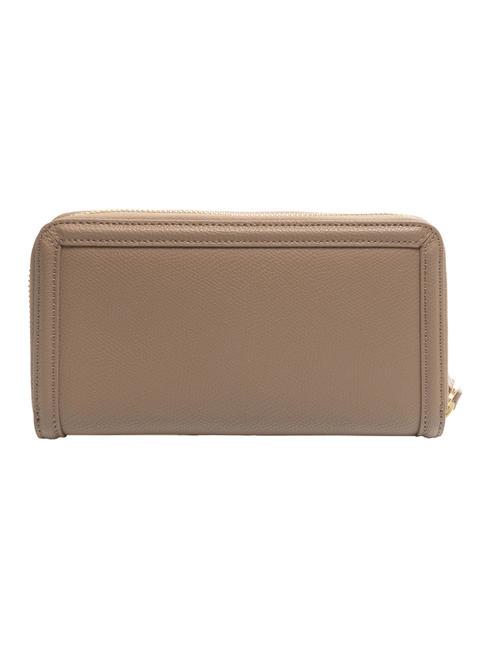 A|X METALLIC LOGO Cartera grande con cremallera alrededor pisco oscuro - Carteras Mujer