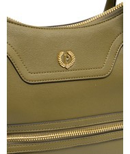 POLLINI ZIPPER Bolso de mano con bandolera aceituna - Bolsos Mujer - 3