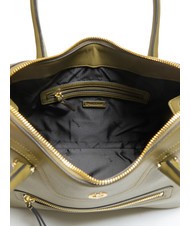 POLLINI ZIPPER Bolso de mano con bandolera aceituna - Bolsos Mujer - 5