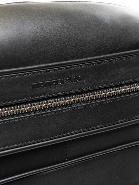 BICOLOR Mochila de piel para portátil de 15,6" negro Negro - Mochilas para portátil