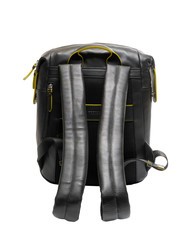 MOMO DESIGN BICOLOR Mochila de piel para portátil de 15,6" amarillo negro - Mochilas para portátil - 2